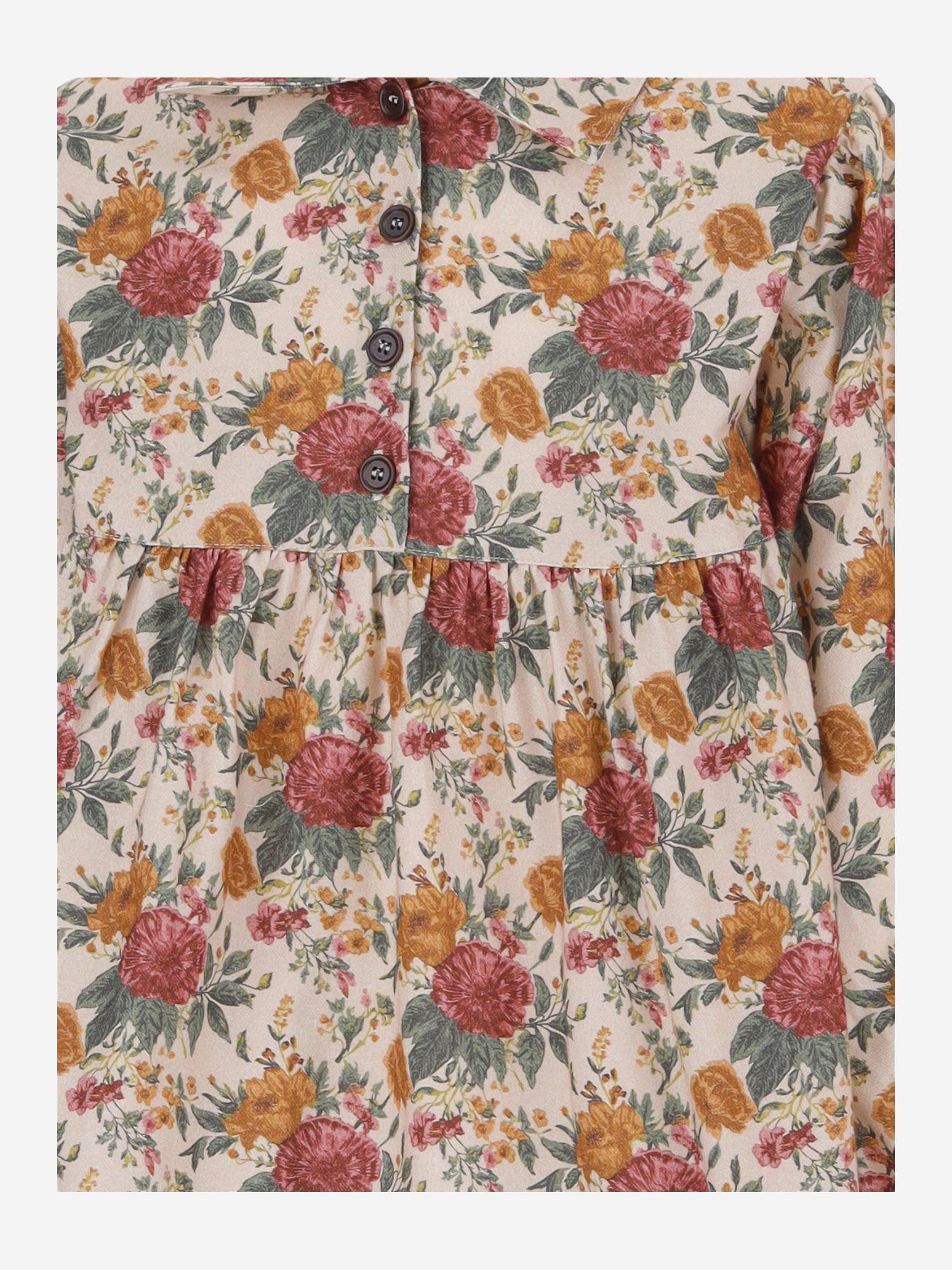 Abito floreale in cotone 01648004 395 BABE & TESS KIDS 