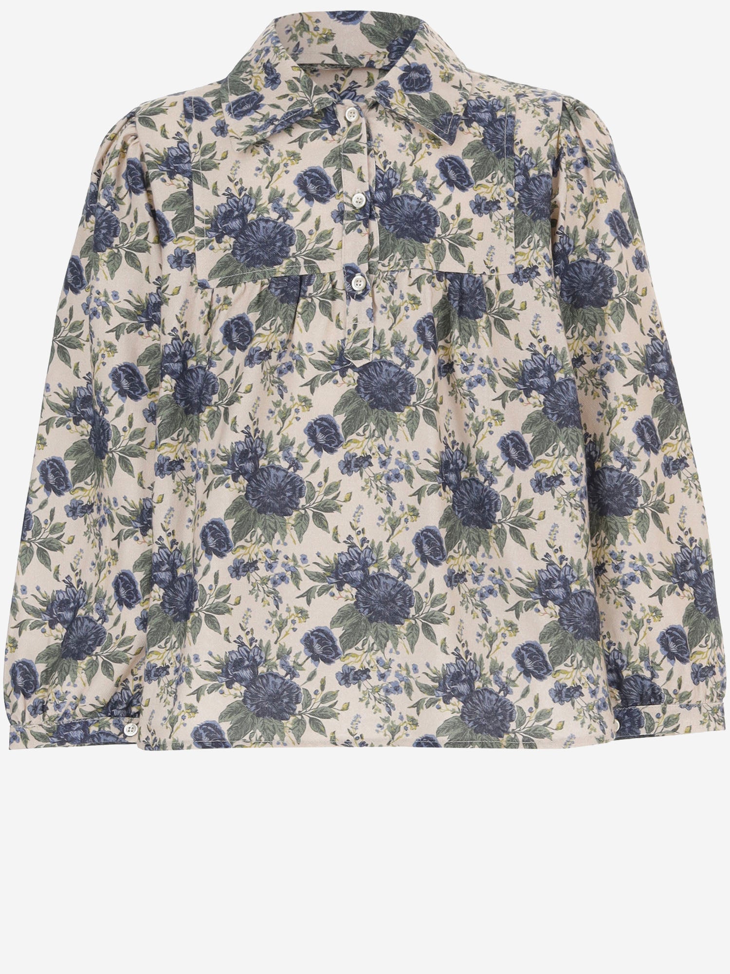 Camicia floreale in cotone 03648033 144 BABE & TESS KIDS 