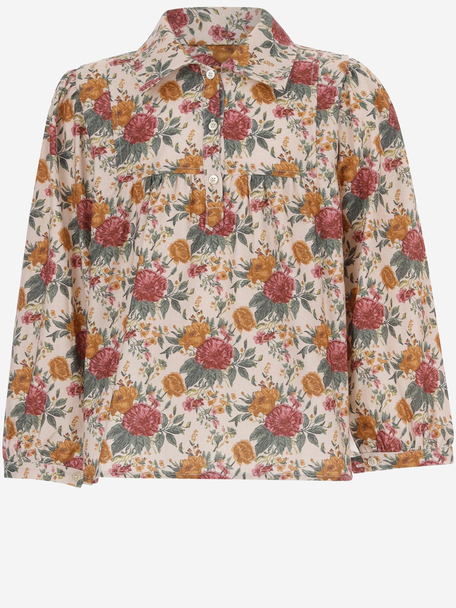 Camicia floreale in cotone 03648033 395 BABE & TESS KIDS 