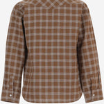 CAMICIA IN MISTO COTONE CON MOTIVO A QUADRI 03648089 056 BABE & TESS KIDS 