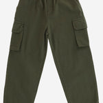 pantaloni cargo in cotone stretch 04648022 301 BABE & TESS KIDS 