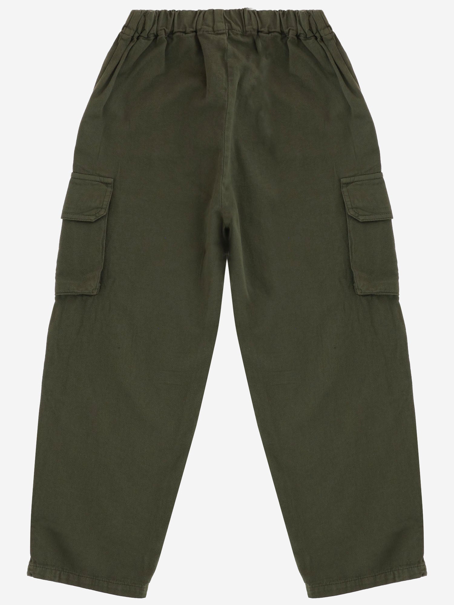 pantaloni cargo in cotone stretch 04648022 301 BABE & TESS KIDS 