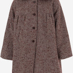 CAPPOTTO IN MISTO LANA CON COLLETTO IN SHEARLING 11648051 091 BABE & TESS KIDS 
