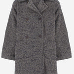 CAPPOTTO IN MISTO LANA CON COLLETTO IN SHEARLING 11648067 127 BABE & TESS KIDS 