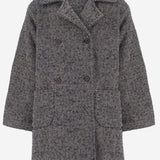 CAPPOTTO IN MISTO LANA CON COLLETTO IN SHEARLING 11648067 127 BABE & TESS KIDS 