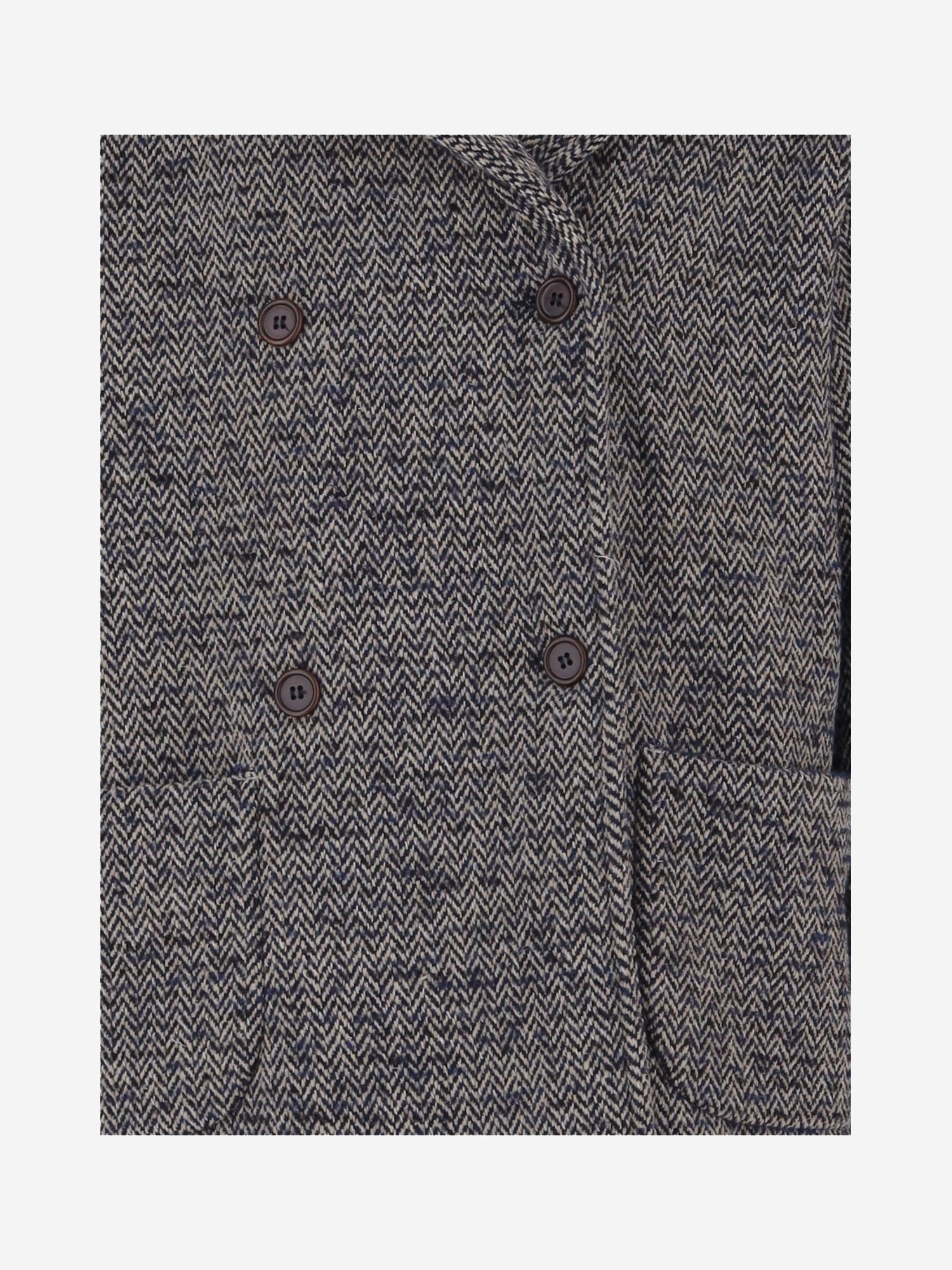 CAPPOTTO IN MISTO LANA CON COLLETTO IN SHEARLING 11648067 127 BABE & TESS KIDS 