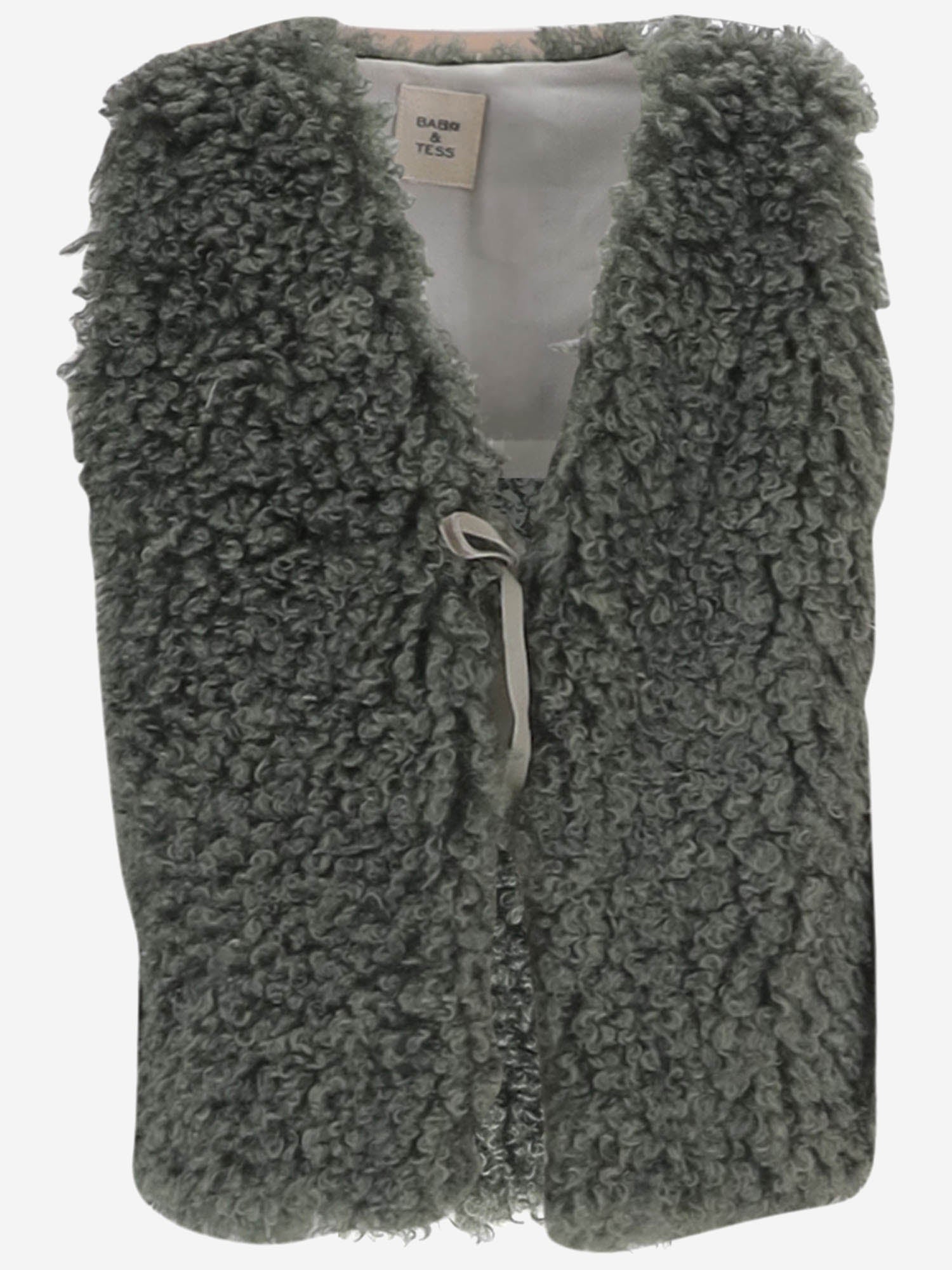 GILET CON TESSUTO EFFETTO PELUCHE 16648030 301 BABE & TESS KIDS 