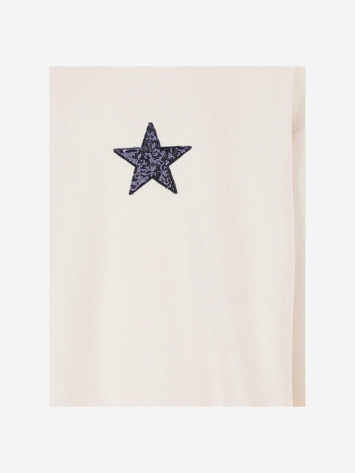 MAGLIA IN COTONE CON STELLA APPLICATA 23648130 049 BABE & TESS KIDS 