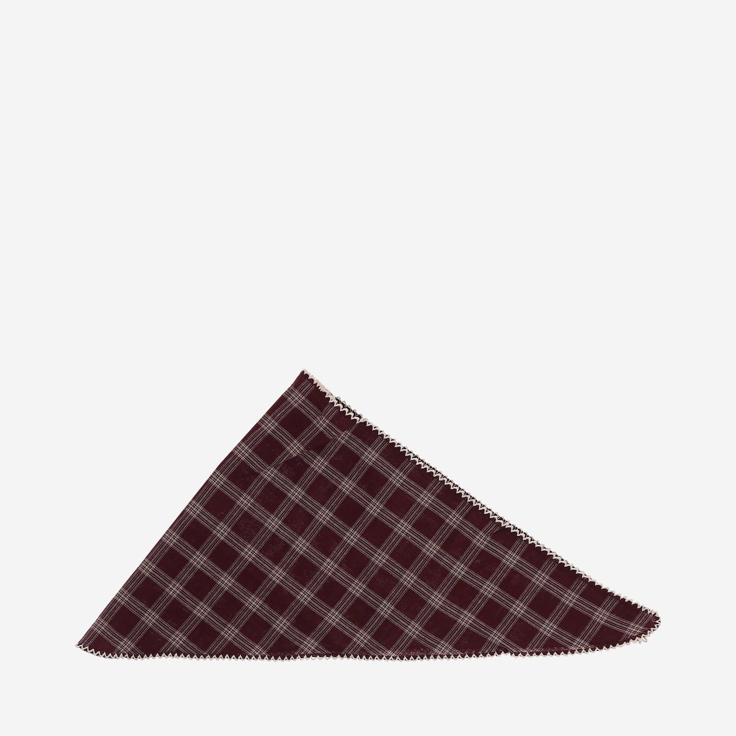 Foulard in cotone con motivo  check 99648152 091 BABE & TESS KIDS 