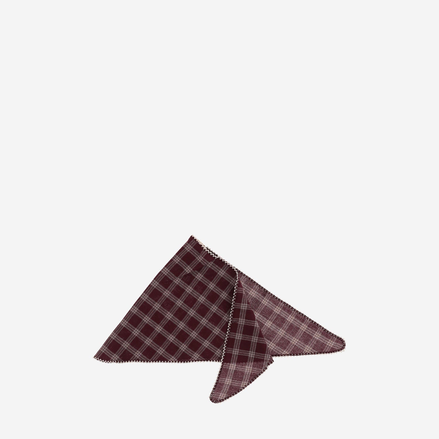 Foulard in cotone con motivo  check 99648152 091 BABE & TESS KIDS 