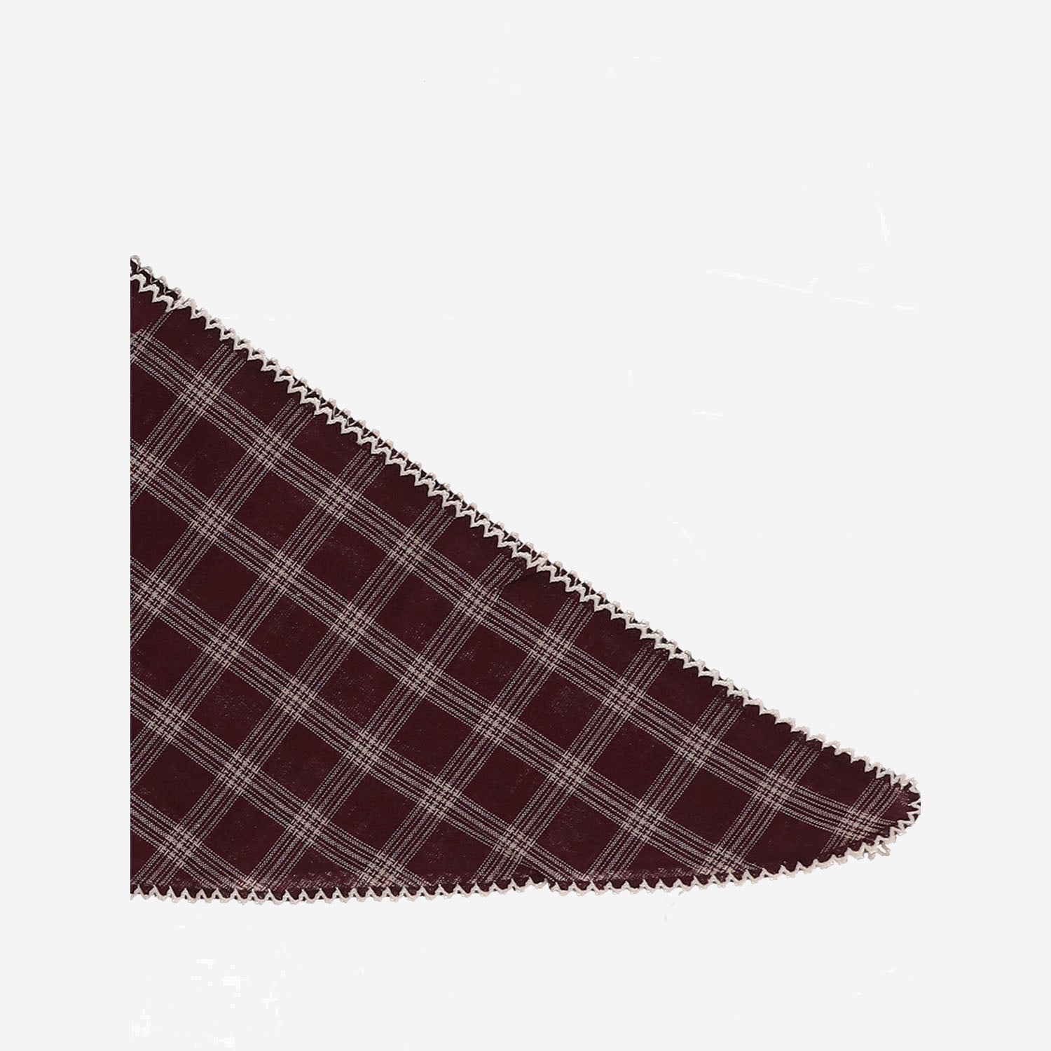 Foulard in cotone con motivo  check 99648152 091 BABE & TESS KIDS 