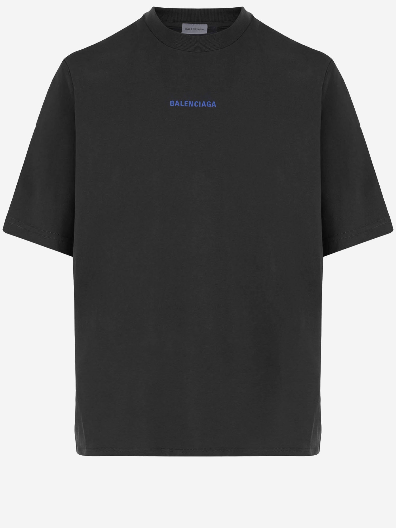 T-SHIRT IN COTONE CON STAMPA LOGO 764235 TTVJ18014 BALENCIAGA 