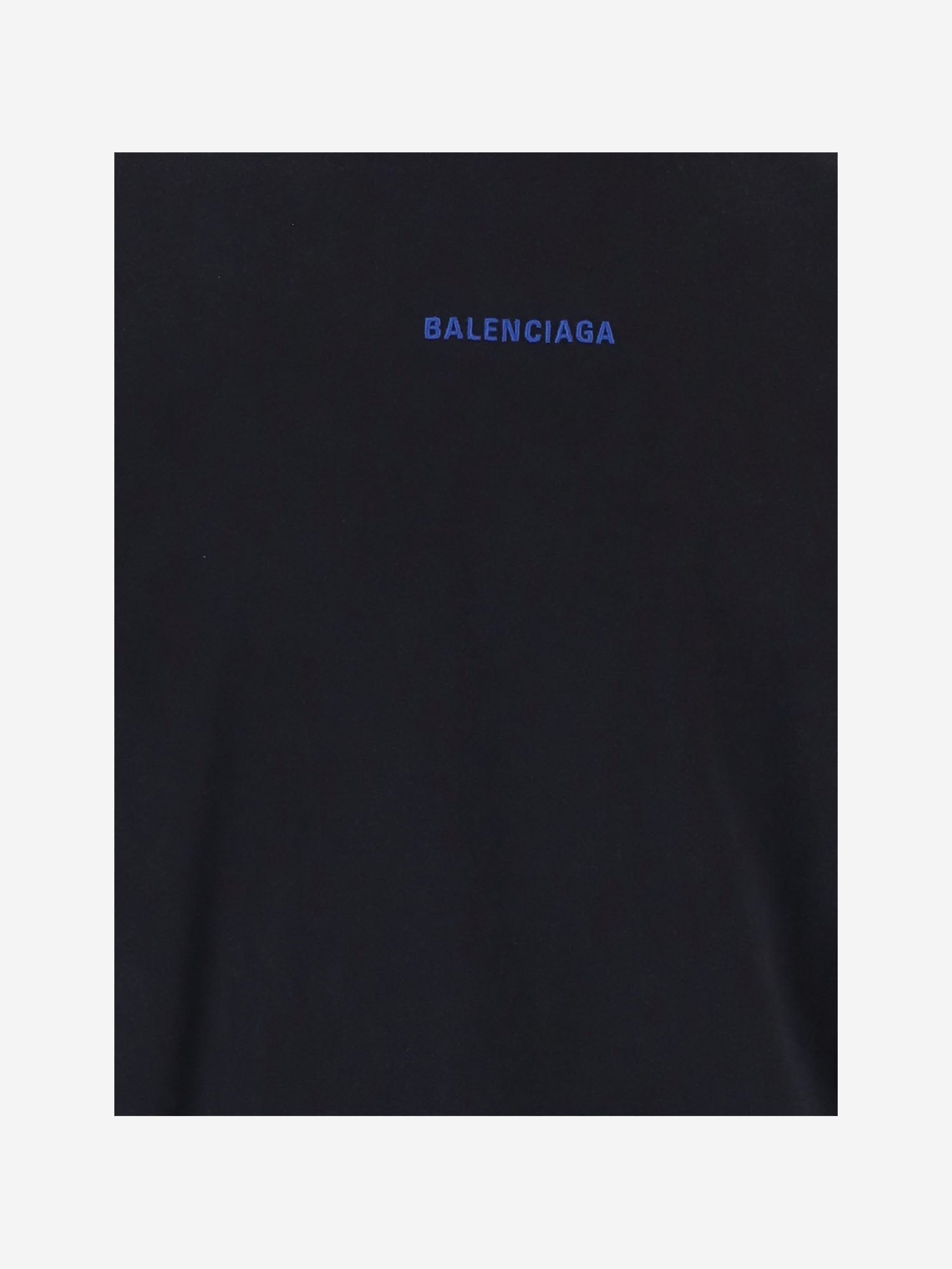 T-SHIRT IN COTONE CON STAMPA LOGO 764235 TTVJ18014 BALENCIAGA 