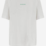 T-SHIRT IN COTONE CON STAMPA LOGO 764235 TTVJ19163 BALENCIAGA 