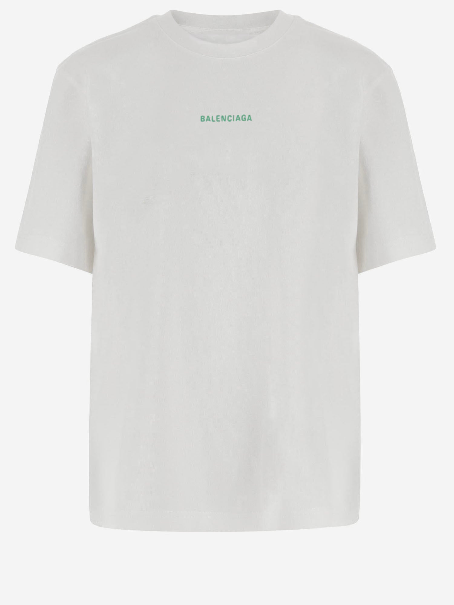 T-SHIRT IN COTONE CON STAMPA LOGO 764235 TTVJ19163 BALENCIAGA 