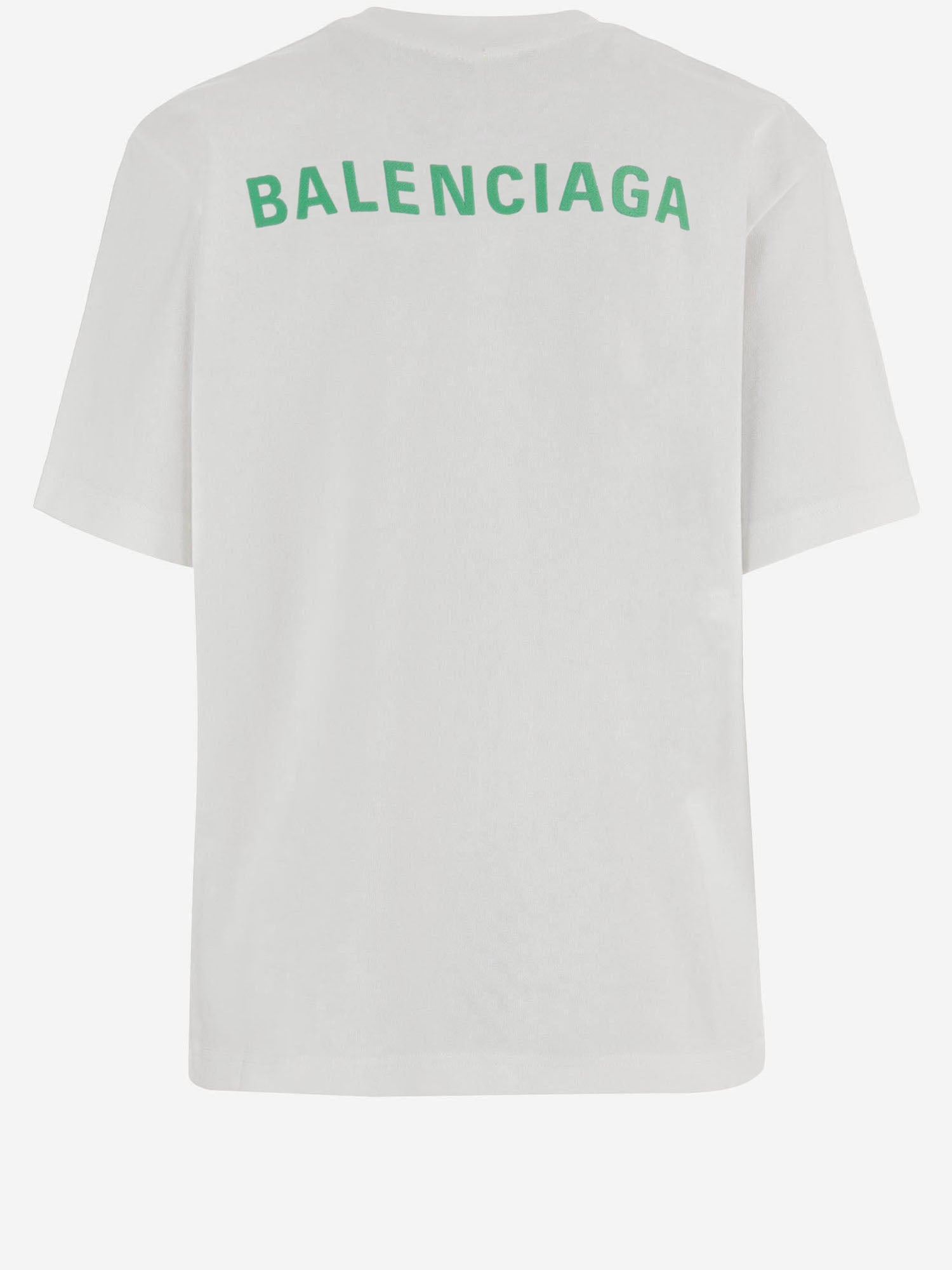 T-SHIRT IN COTONE CON STAMPA LOGO 764235 TTVJ19163 BALENCIAGA 