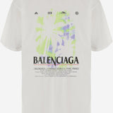 T-SHIRT THE WINDOW IN COTONE 764235 TUV079000 BALENCIAGA 