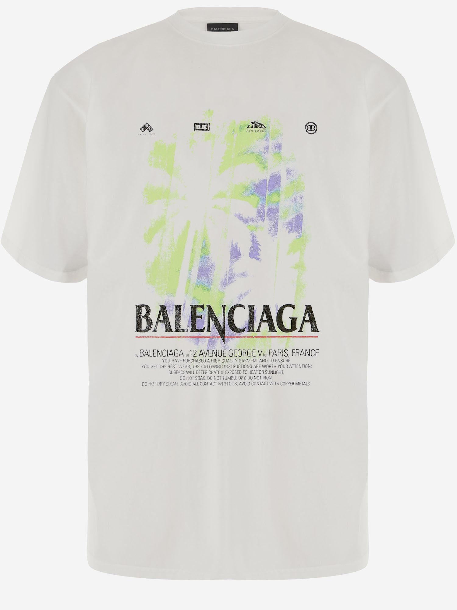 T-SHIRT THE WINDOW IN COTONE 764235 TUV079000 BALENCIAGA 