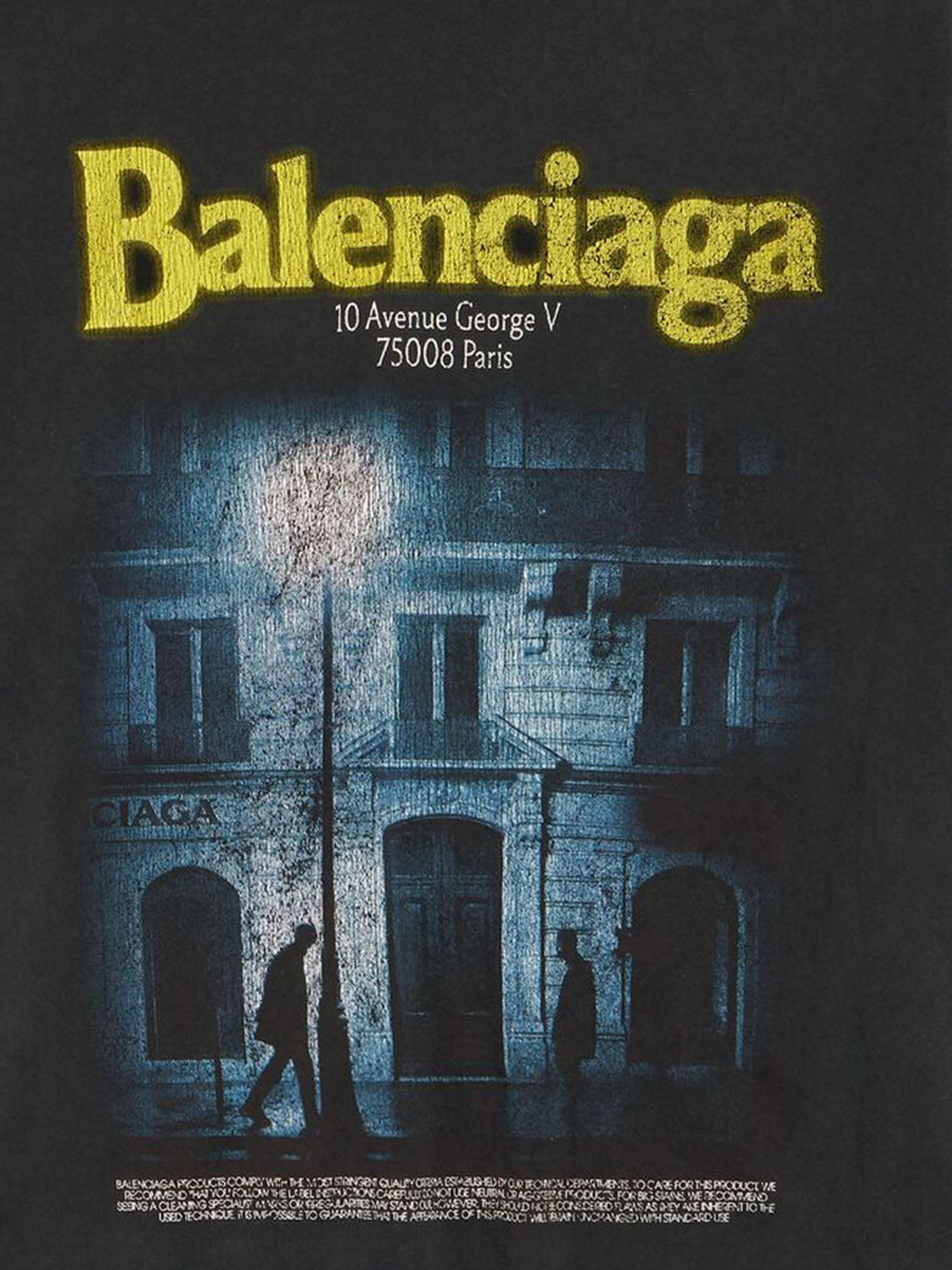 T-SHIRT THE ADDRESS IN COTONE 764235 TUVO61041 BALENCIAGA 