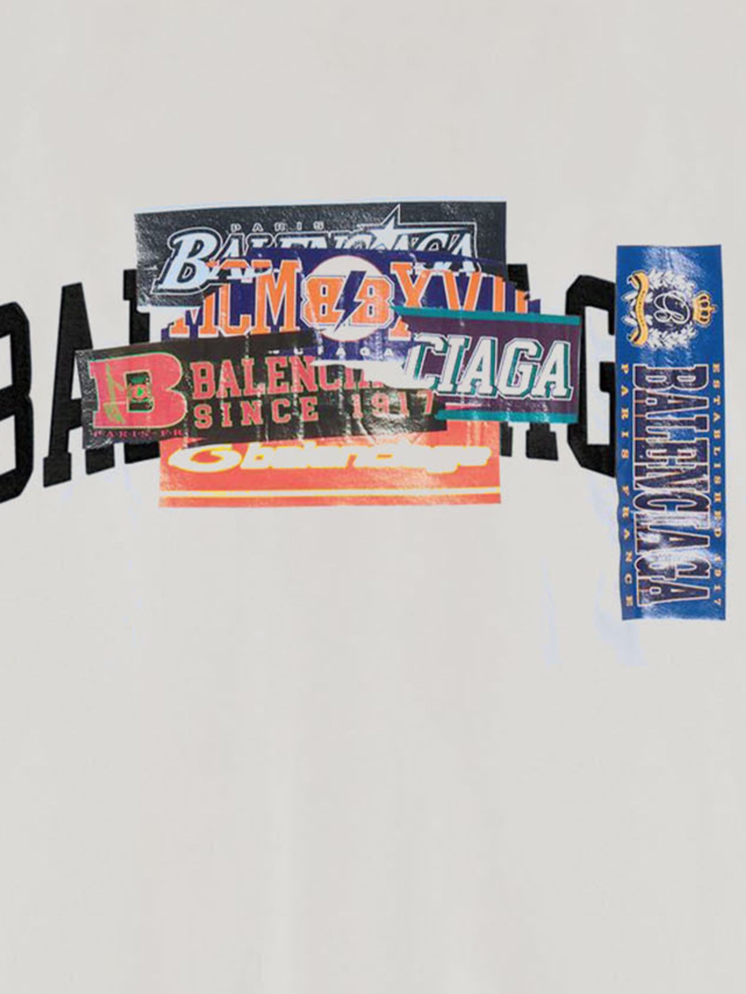 T-SHIRT IN COTONE CON LOGO 764235 TUVS39000 BALENCIAGA 