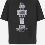 T-SHIRT IN COTONE CON STAMPA LOGO 850345 TVVK21041 BALENCIAGA 