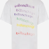 T-SHIRT IN COTONE CON STAMPA LOGO 850345 TVVK99000 BALENCIAGA 