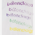 T-SHIRT IN COTONE CON STAMPA LOGO 850345 TVVK99000 BALENCIAGA 
