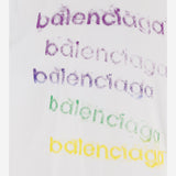T-SHIRT IN COTONE CON STAMPA LOGO 850345 TVVK99000 BALENCIAGA 