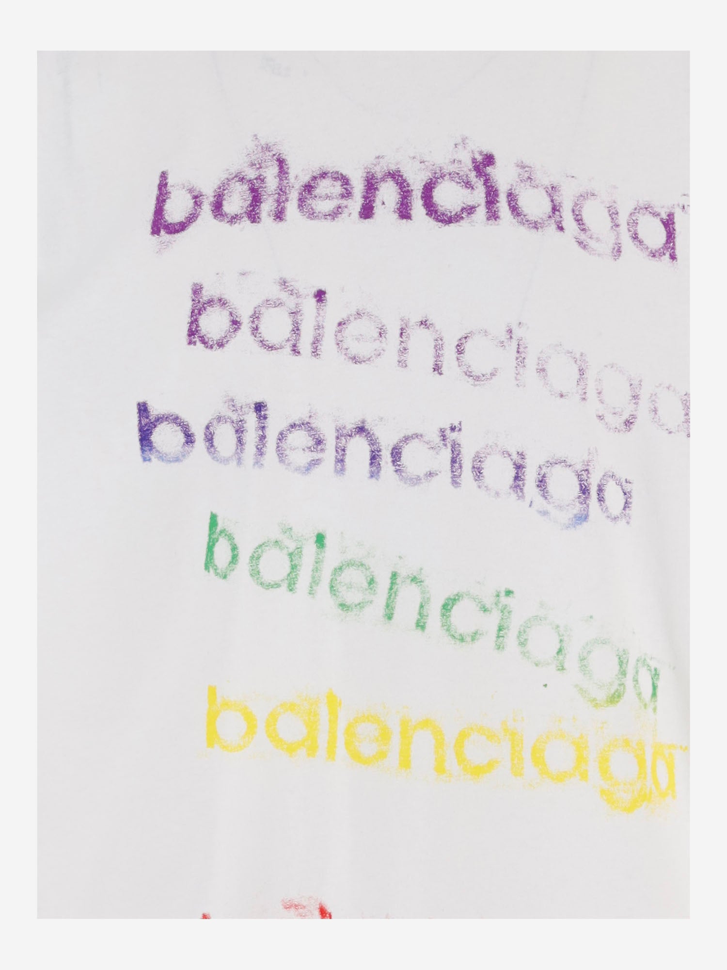 T-SHIRT IN COTONE CON STAMPA LOGO 850345 TVVK99000 BALENCIAGA 