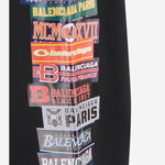 PANTALONI DA JOGGING BUMPER STICKERS BAGGY 871496 TUVS81000 BALENCIAGA 