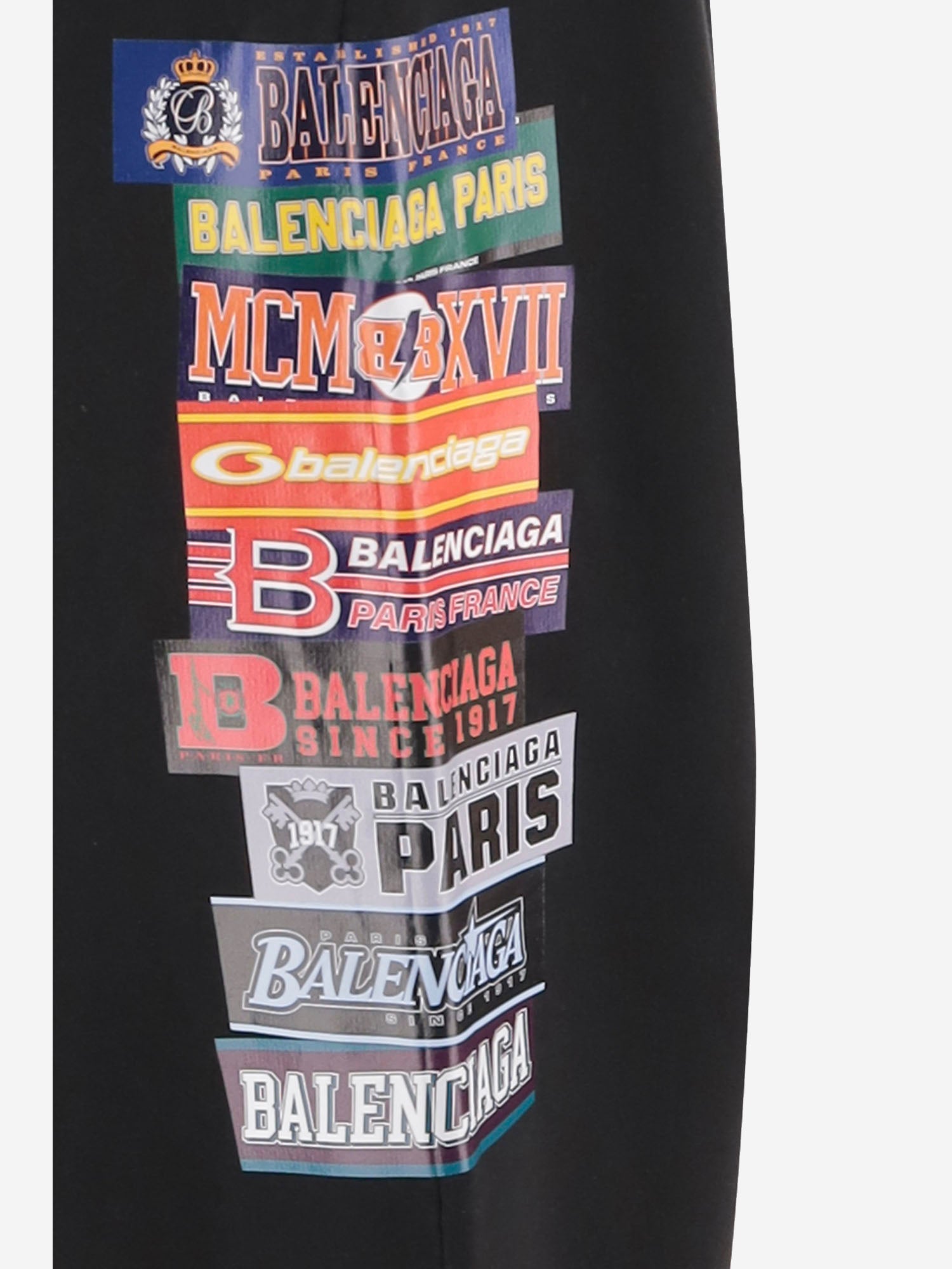 PANTALONI DA JOGGING BUMPER STICKERS BAGGY 871496 TUVS81000 BALENCIAGA 