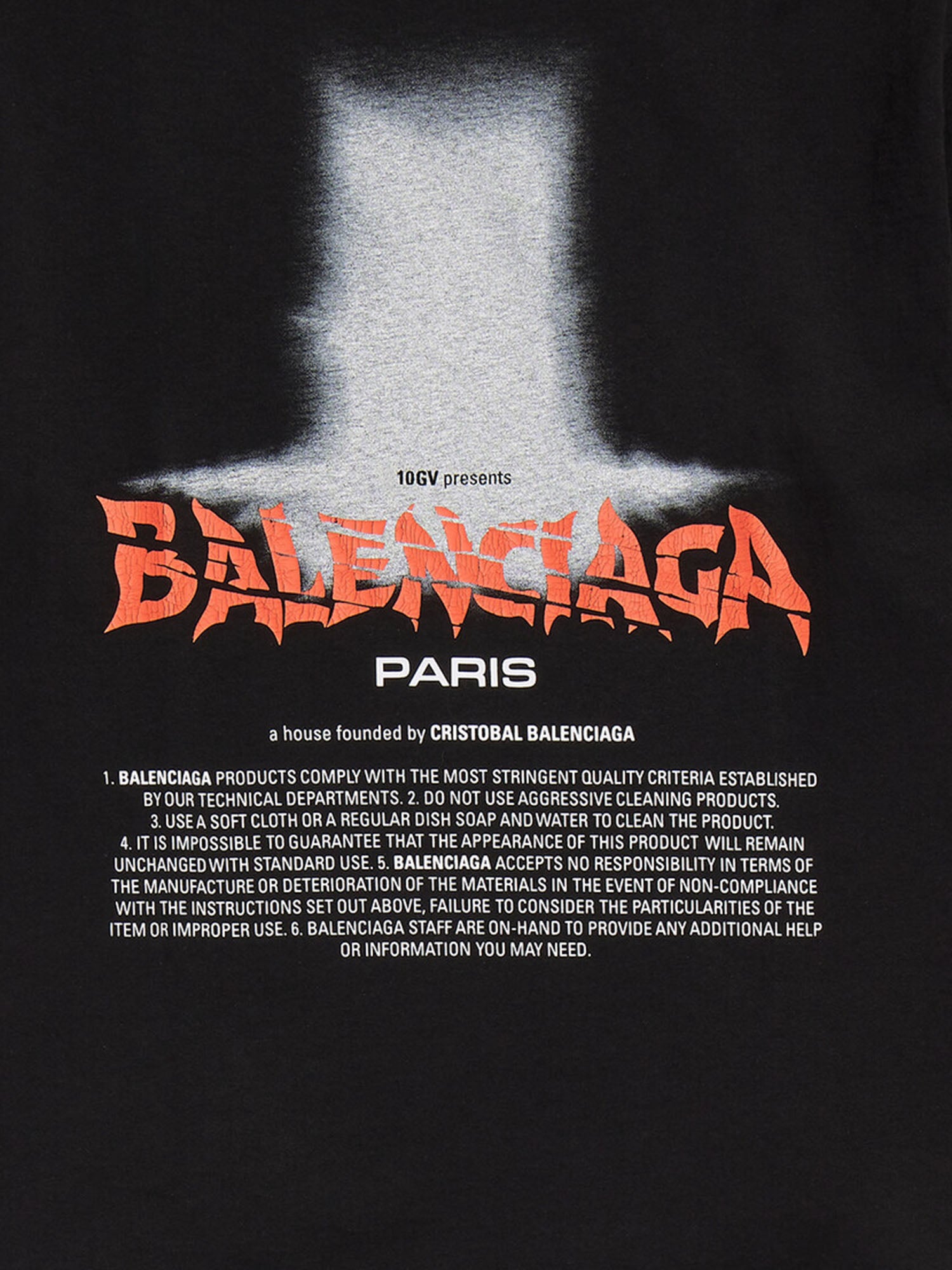 T-SHIRT THE DOOR OVERSIZE IN COTONE 871733 TUVO41000 BALENCIAGA 