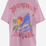 T-SHIRT IN COTONE CON STAMPA 871733 TUVP25701 BALENCIAGA 