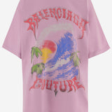 T-SHIRT IN COTONE CON STAMPA 871733 TUVP25701 BALENCIAGA 