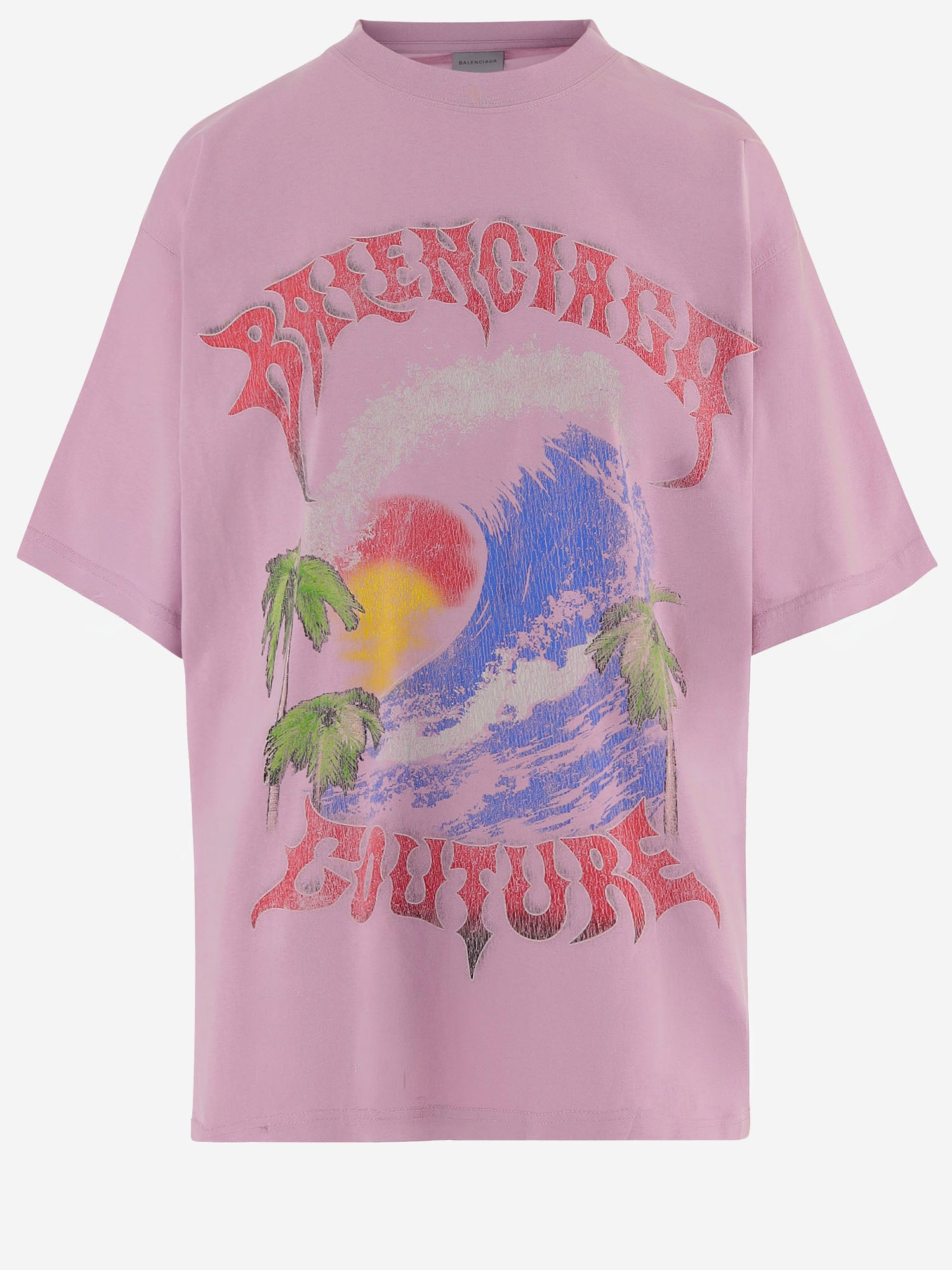 T-SHIRT IN COTONE CON STAMPA 871733 TUVP25701 BALENCIAGA 