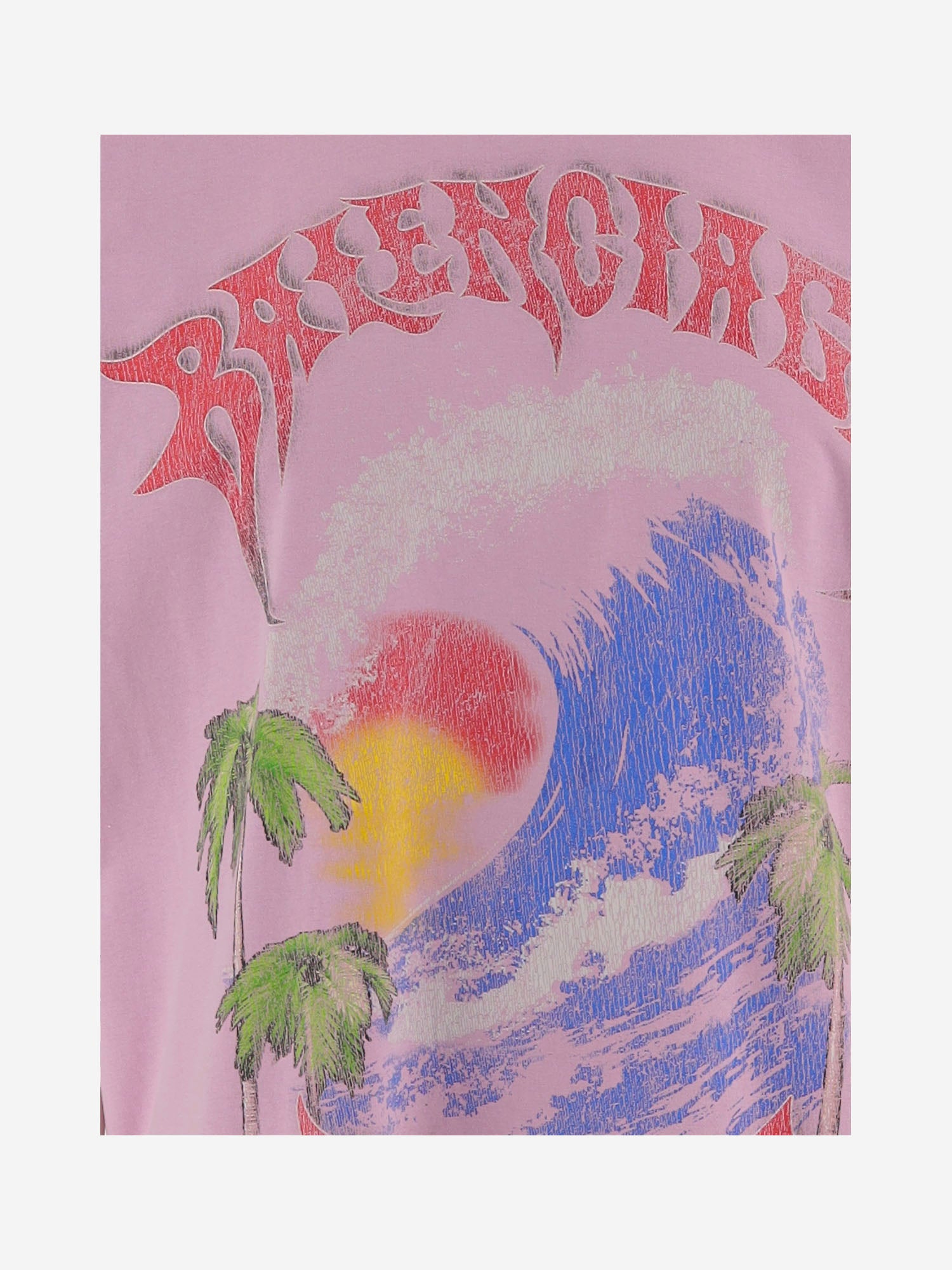 T-SHIRT IN COTONE CON STAMPA 871733 TUVP25701 BALENCIAGA 