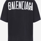 T-SHIRT GLITTER TAPE TYPE IN COTONE 871733 TVVE41000 BALENCIAGA 