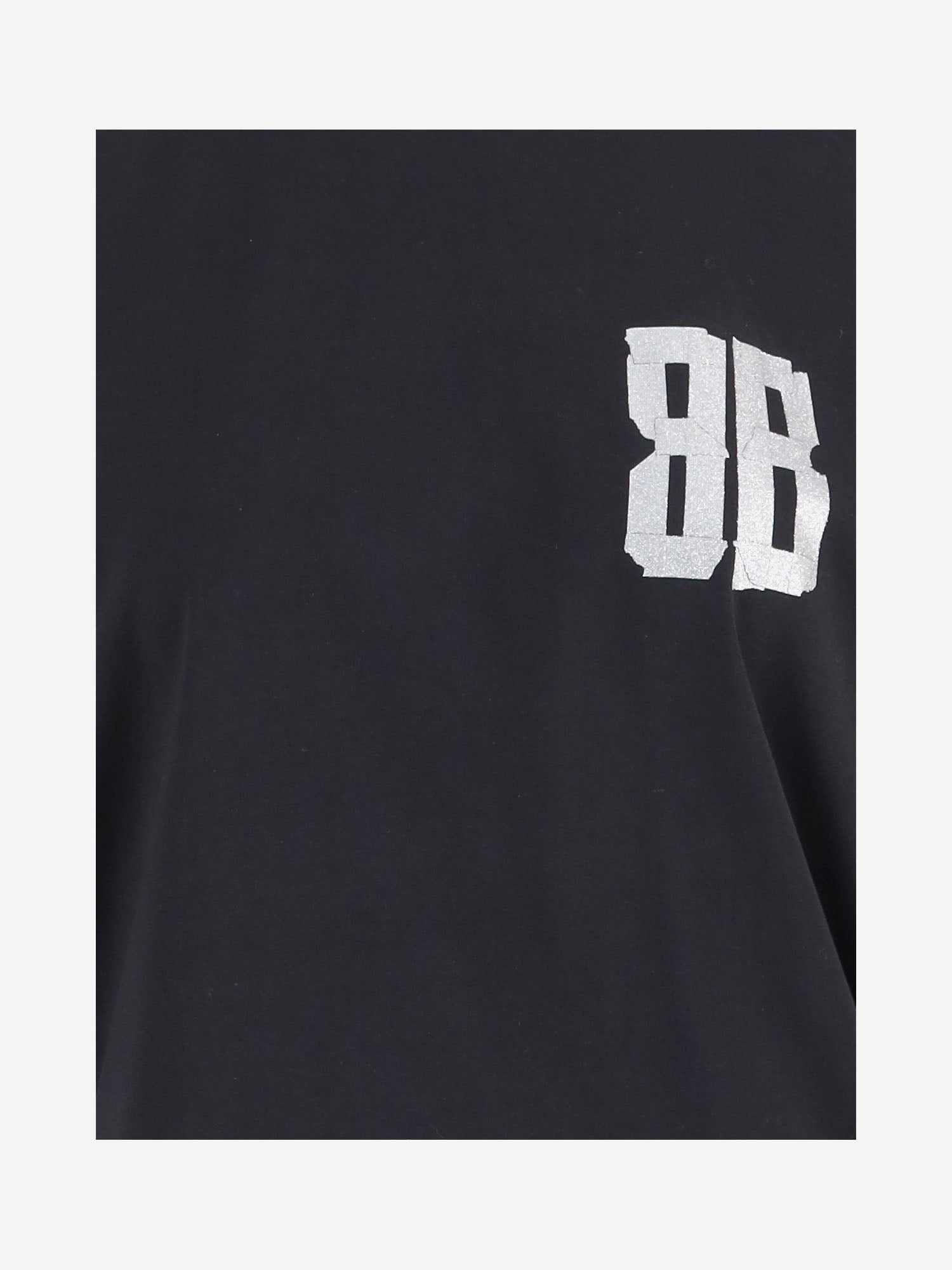 T-SHIRT GLITTER TAPE TYPE IN COTONE 871733 TVVE41000 BALENCIAGA 