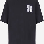 T-SHIRT GLITTER TAPE TYPE IN COTONE 871733 TVVE41000 BALENCIAGA 