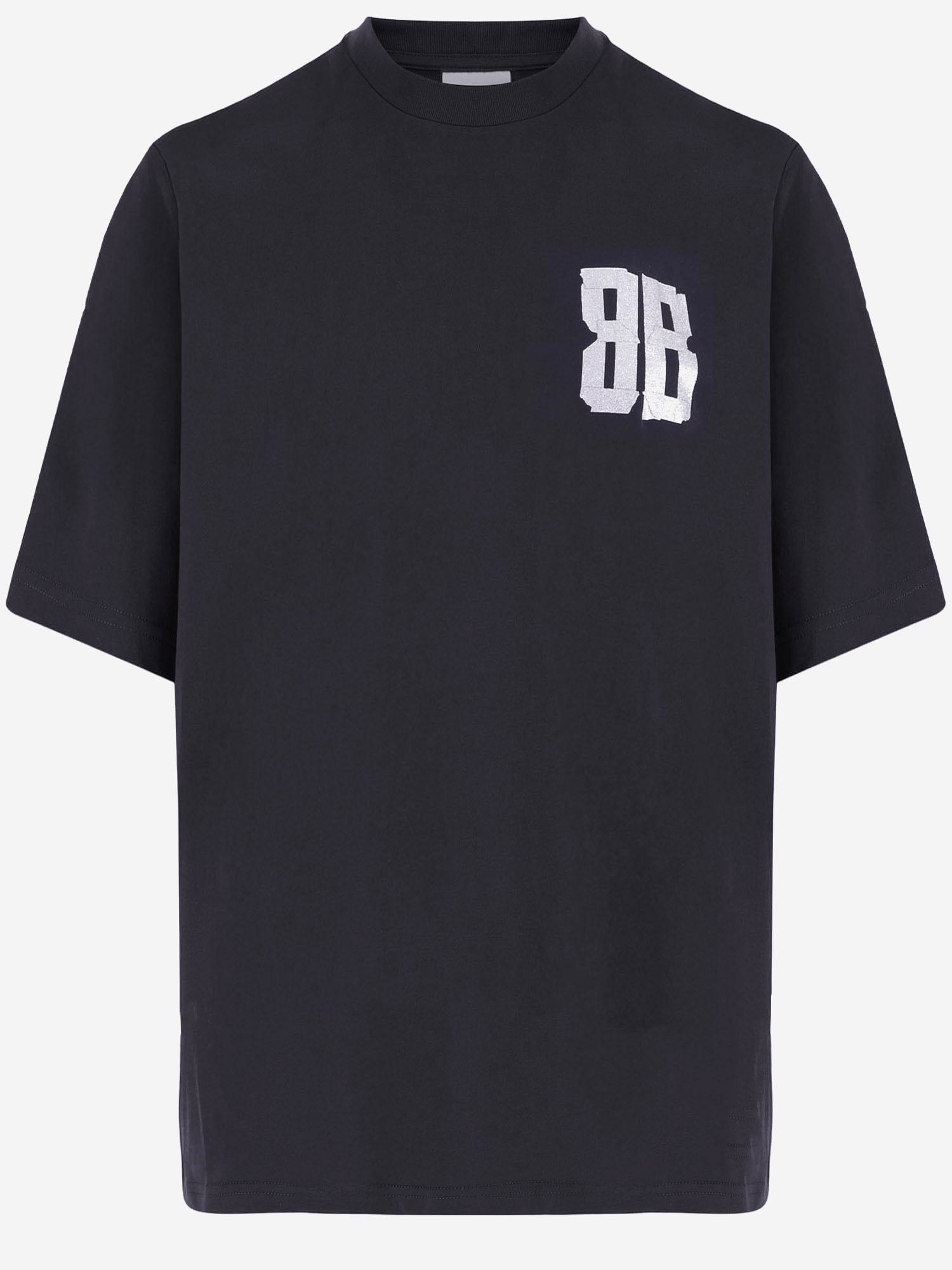 T-SHIRT GLITTER TAPE TYPE IN COTONE 871733 TVVE41000 BALENCIAGA 