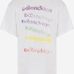 T-SHIRT IN COTONE CON STAMPA LOGO 871733 TVVK99000 BALENCIAGA 