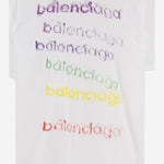 T-SHIRT IN COTONE CON STAMPA LOGO 871733 TVVK99000 BALENCIAGA 