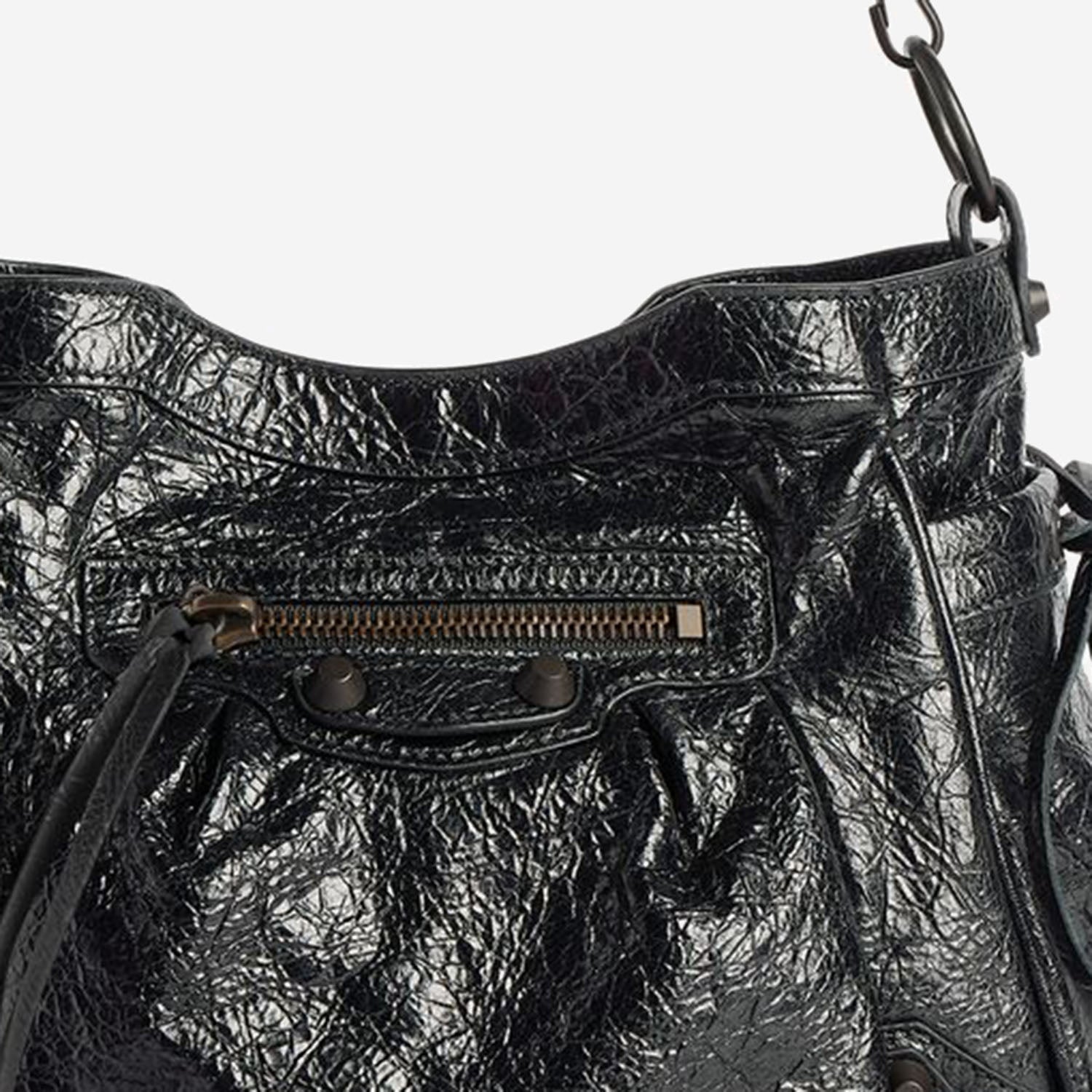 Borsa Bucket Le City in pelle 876757 2ABEK1000 BALENCIAGA 