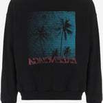 FELPA IN COTONE CON STAMPA GRAFICA A0016M TUVR11000 BALENCIAGA 