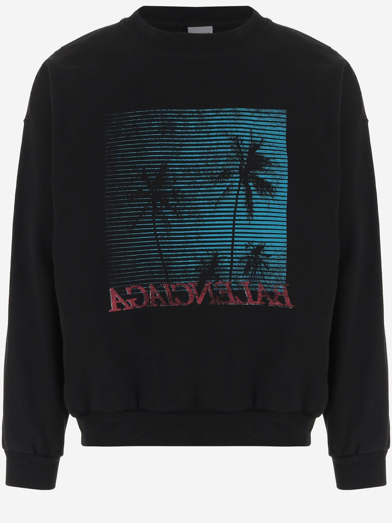 FELPA IN COTONE CON STAMPA GRAFICA A0016M TUVR11000 BALENCIAGA 