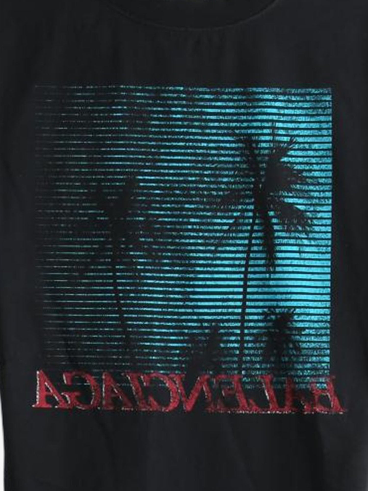 T-SHIRT IN COTONE CON STAMPA LOGO A0016U TUVO81000 BALENCIAGA 