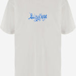 T-SHIRT IN COTONE CON STAMPA LOGO A0016U TUVQ49000 BALENCIAGA 