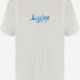 T-SHIRT IN COTONE CON STAMPA LOGO A0016U TUVQ49000 BALENCIAGA 
