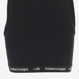 TOP ELASTICIZZATO IN NYLON A0023Q TUVN71000 BALENCIAGA 