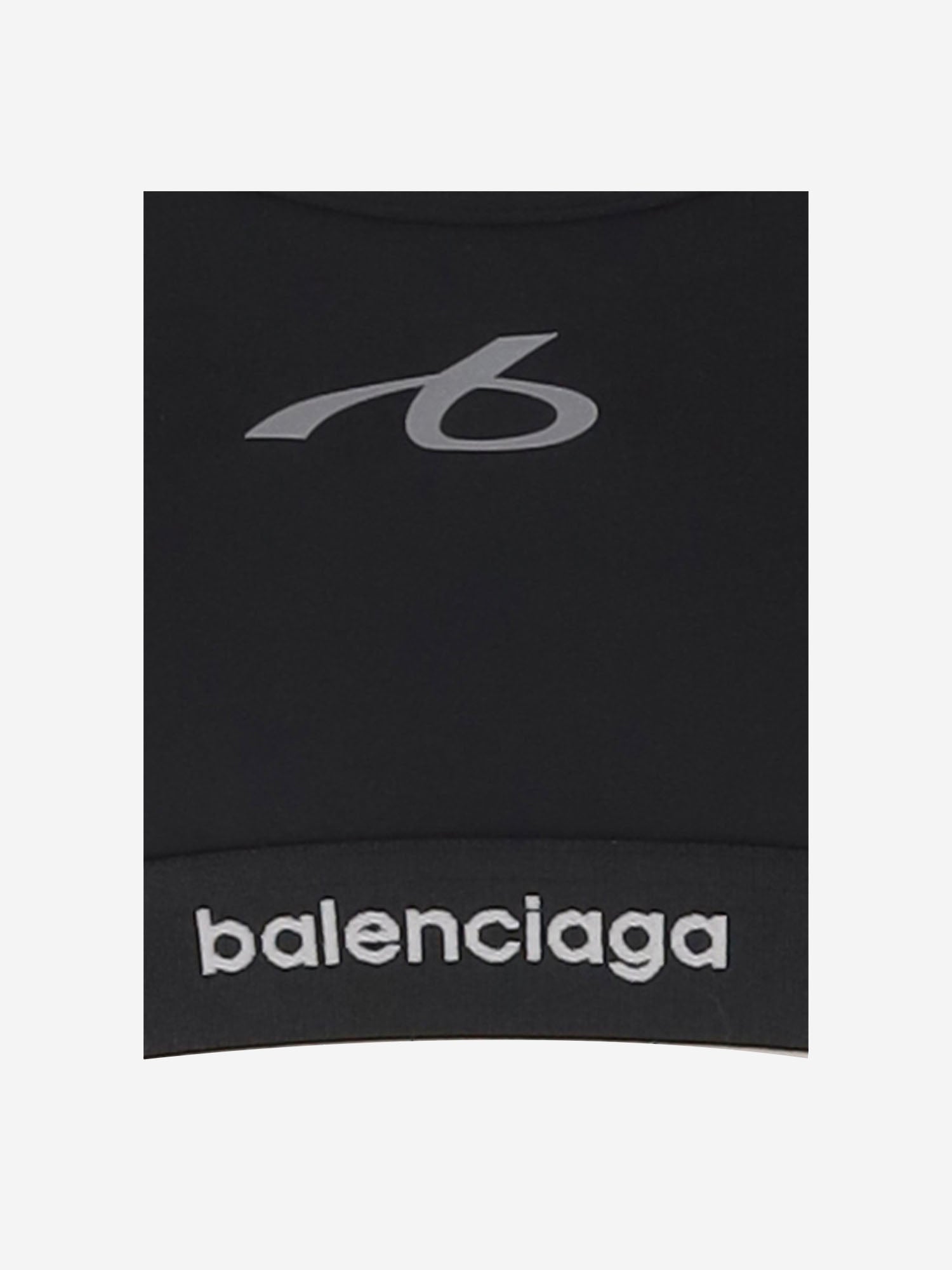 TOP ELASTICIZZATO IN NYLON A0023Q TUVN71000 BALENCIAGA 